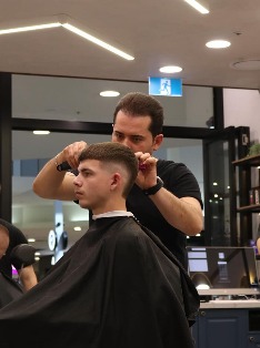 Cut in progress
