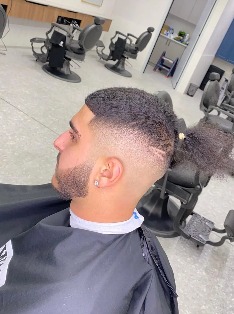 Finished fade in the shop