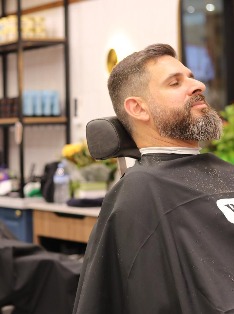 Beard and fade
